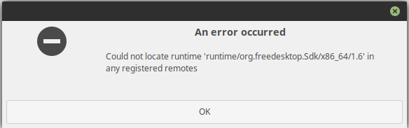 flatpak-error